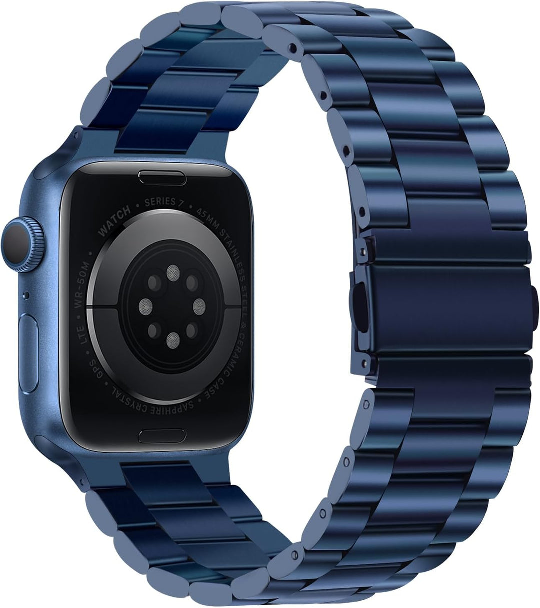 Tasikar Armband Kompatibel mit Apple Watch Armband 41mm 40mm 38mm Prämie Edelstahl Metall Ersatz Arm