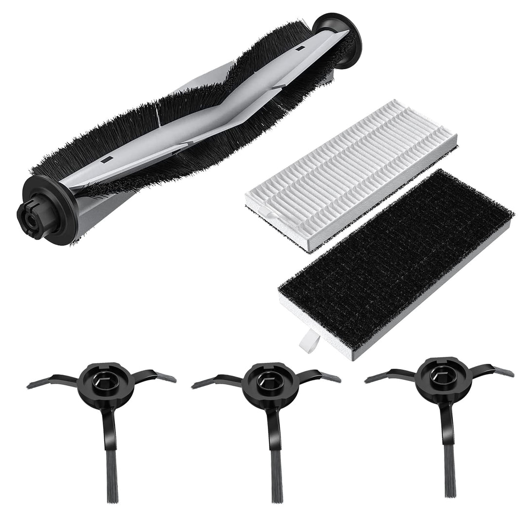 GYing 3 x Seitenbürste + 2 x HEPA-Filter + 1 x Hauptrollenbürste für Laresar L6 Pro, Ersatzzubehör R