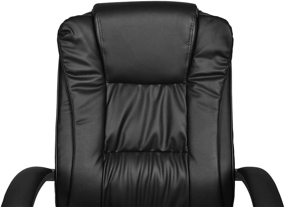 MALATEC Bequeme Bürostuhl Chefsessel Drehstuhl Ergonomischer Schreibtischstuhl mit Kunstlederbezug S