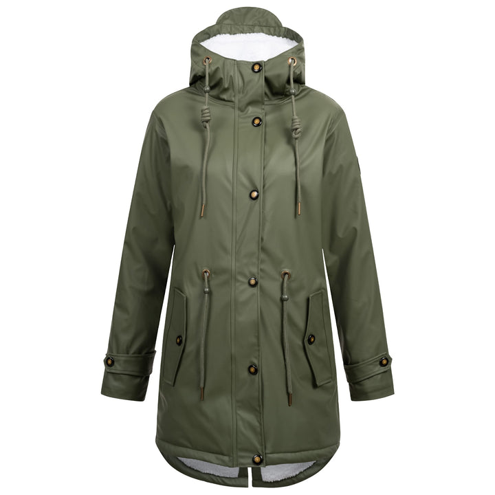Ankerglut Damen Friesennerz Halifax New Women Regenjacke 50 olive, 50 olive
