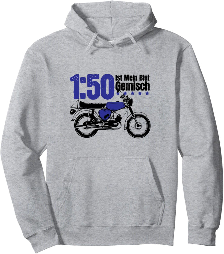 1:50 Benzin Öl Gemisch Retro Moped Simson S51 Pullover Hoodie