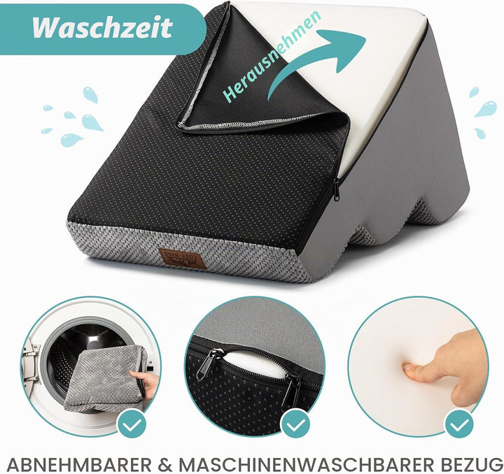 Hundetreppe für Kleine Hunde 50cm, Haustiertreppe für Bett aus Hochdichtem Schwamm, Hunde Treppe Hun