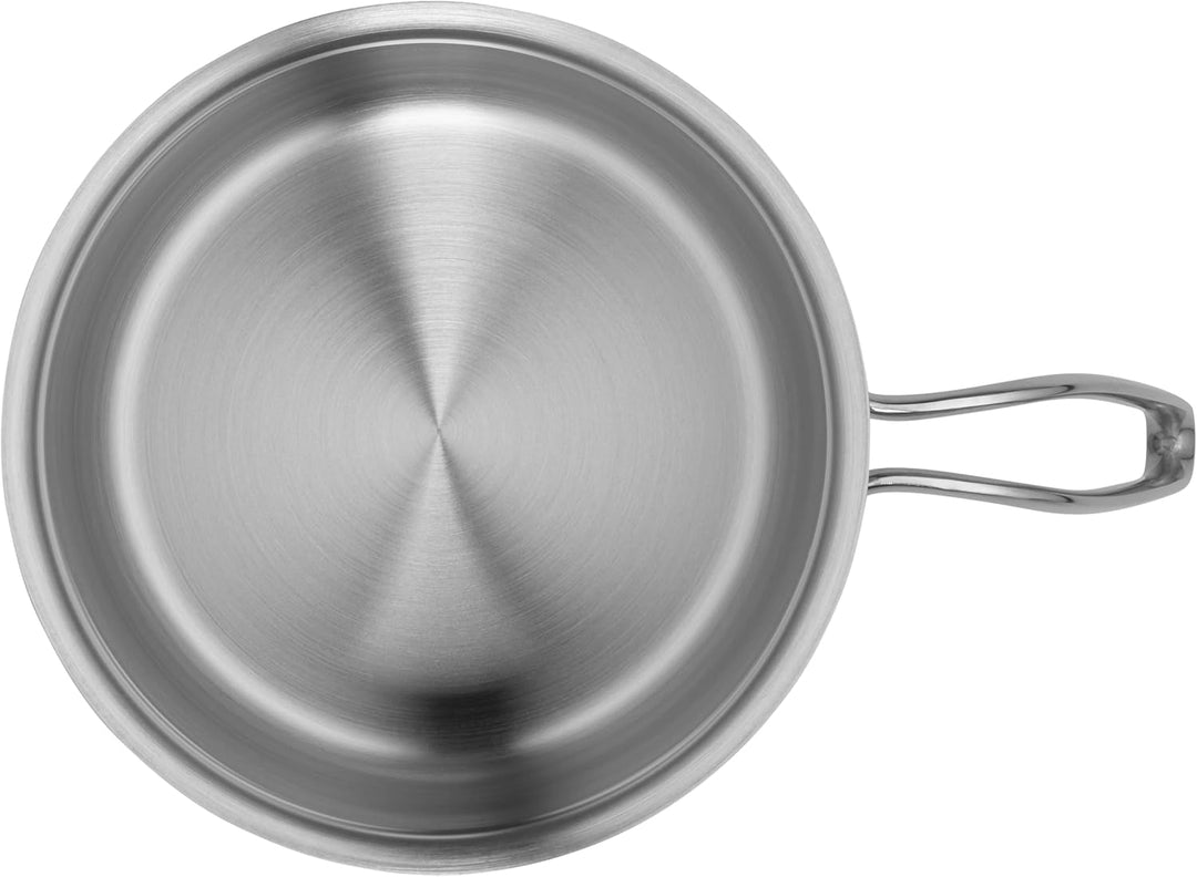 WMF Provence Plus Milchtopf ohne Deckel 14 cm, Kochtopf Induktion 1,7l, Cromargan Edelstahl poliert,