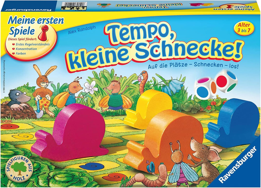 Ravensburger 20851 - Lotti Karotti + Quartett Kartenspiel & 21420 - Tempo kleine Schnecke - Das span