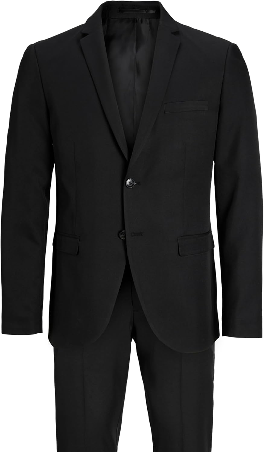 JACK & JONES Male Einreihiger Blazer und Hose JPRCOSTA Super Slim Fit Anzug 50 Black/Fit:super Slim
