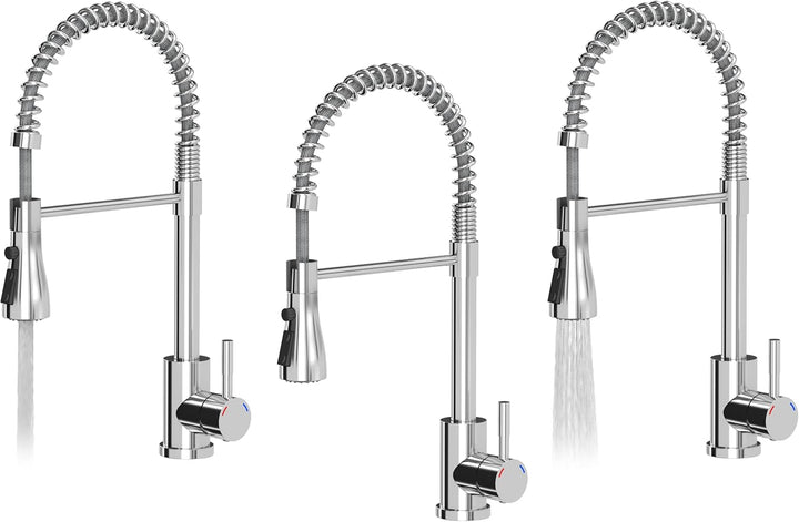 VBChome Set Spülbecken mit Armatur 60 x 50 cm Schwarz Spülmittelspender Siphon Matte Planke Granit S