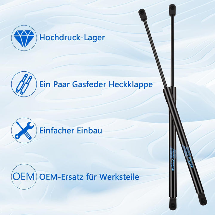 2Pcs Gasfeder Heckklappendämpfer für Mercedes-Benz E-Klasse T-Model S212 2009/11-2016/12 Gasdruckfed