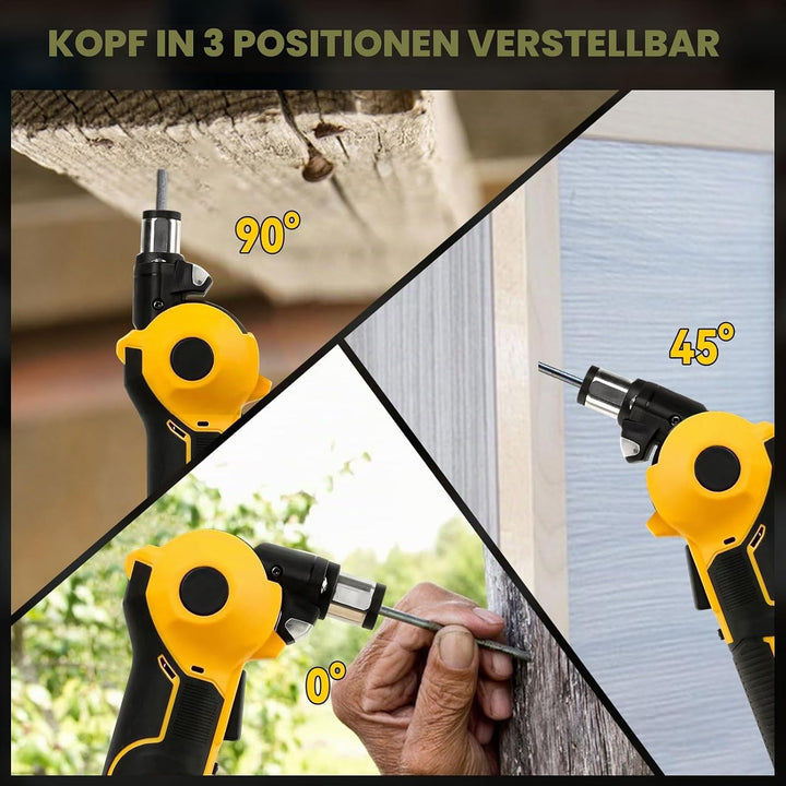 Akku-Autohammer Kompatibel mit Dewalt 20V Akku, Elektro Nagel Hammer mit verstellbarem 3-Positionen-