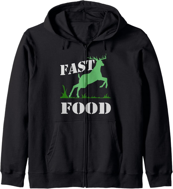 Jagen Lustig Spruch Jäger Geschenk Hirsch Reh Jäger Kapuzenjacke