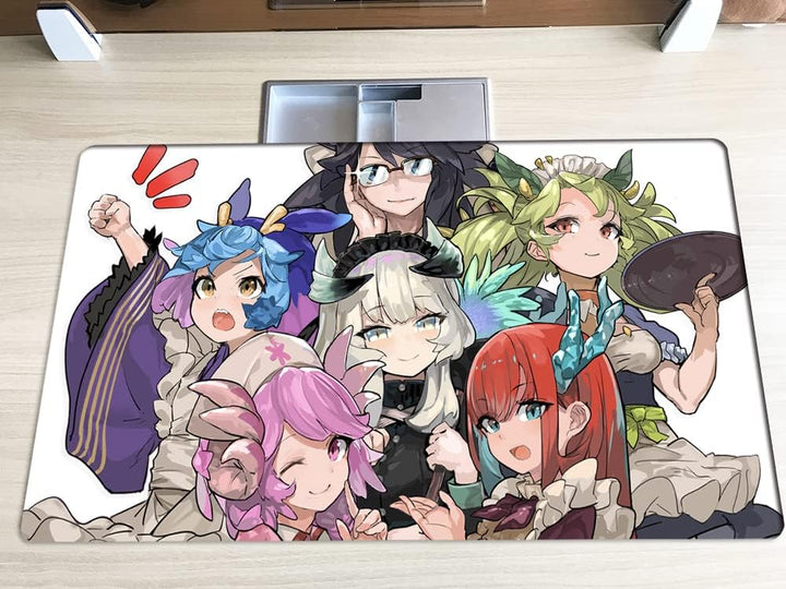 Mlikemat Playmat Dragonmaid Deck TCG CCG OCG Sammelkartenspiel-Matte ohne Zonen, inklusive Tasche (Z