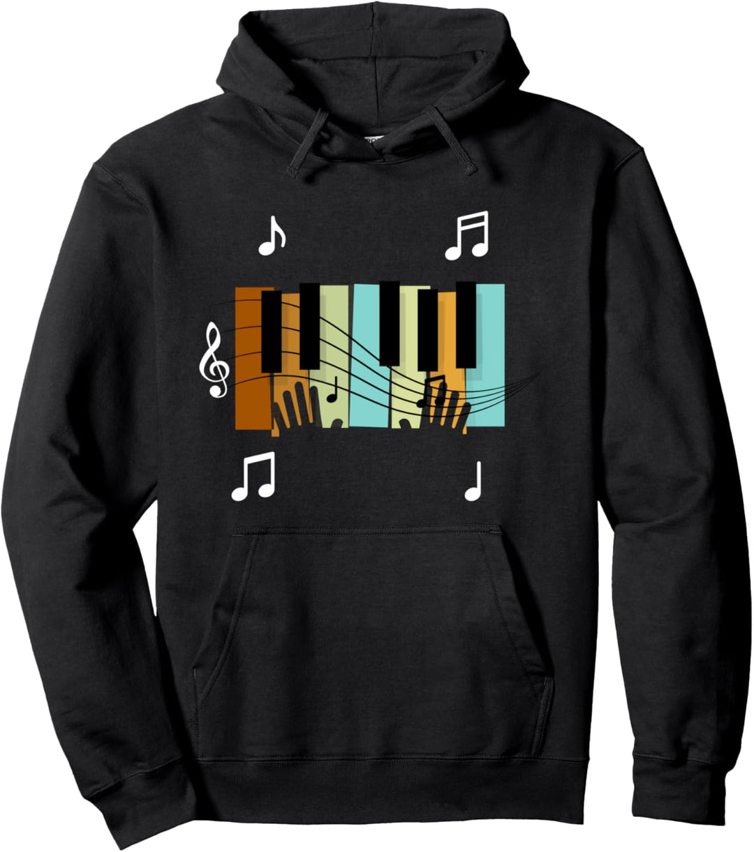 Keyboard Piano für Herren Damen Kinder Pullover Hoodie