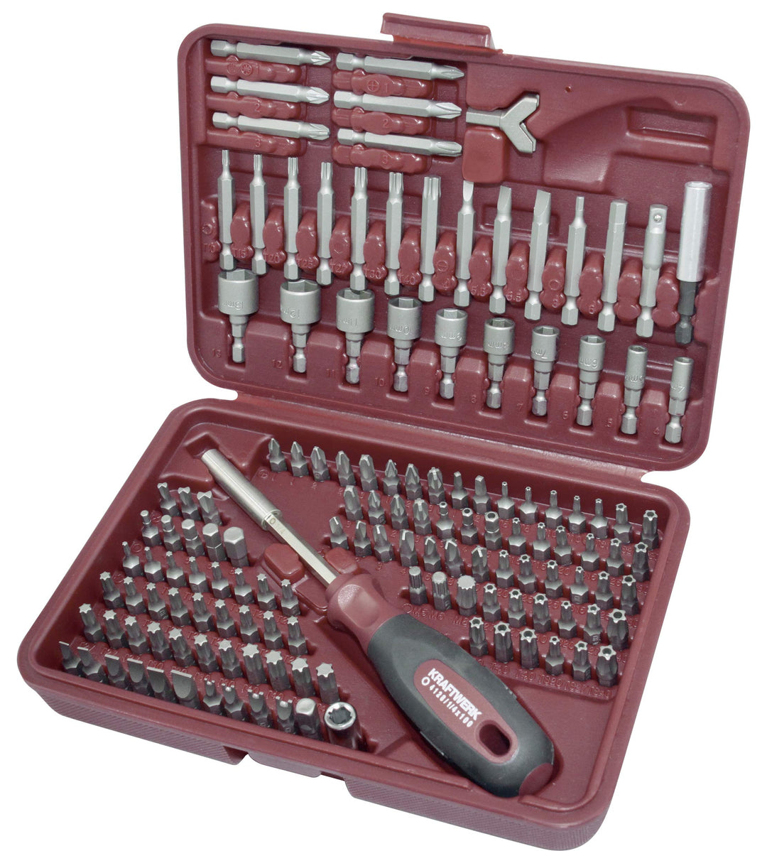 KRAFTWERK 2778 138-teilig 1/4 Zoll HYPER-Bit-Box