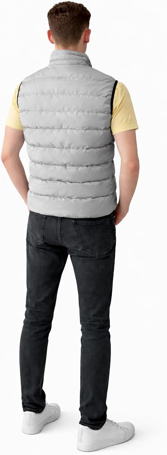 Herren leichte Steppweste Weste Berlin Bodywarmer mit Seitentaschen gesteppt ideal für den Übergang