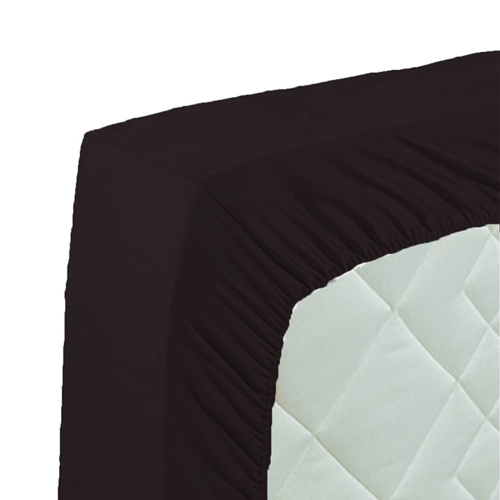 Curt Bauer Spannbettlaken, Schwarz, 140 x 200 cm Schwarz 140 x200 cm, 140 x200 cm Schwarz