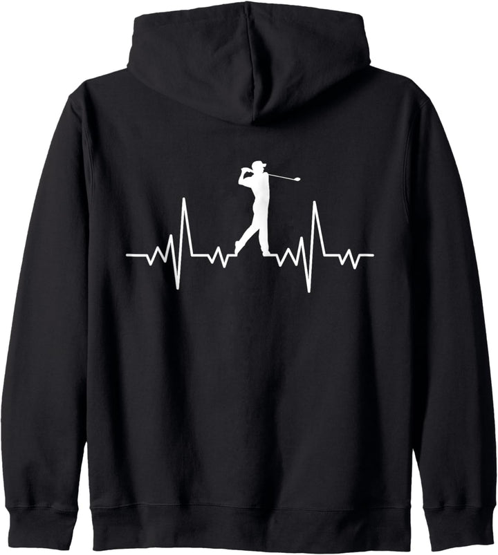 GOLF HEARTBEAT Golfer Outfit Golferinnen Golf Spieler Kapuzenjacke