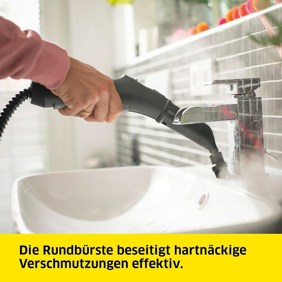 Kärcher Dampfreiniger SC 2 Deluxe, Flächenleistung: ca. 75m², Tank: 1 l, Dampfdruck: max. 3,2 bar, A