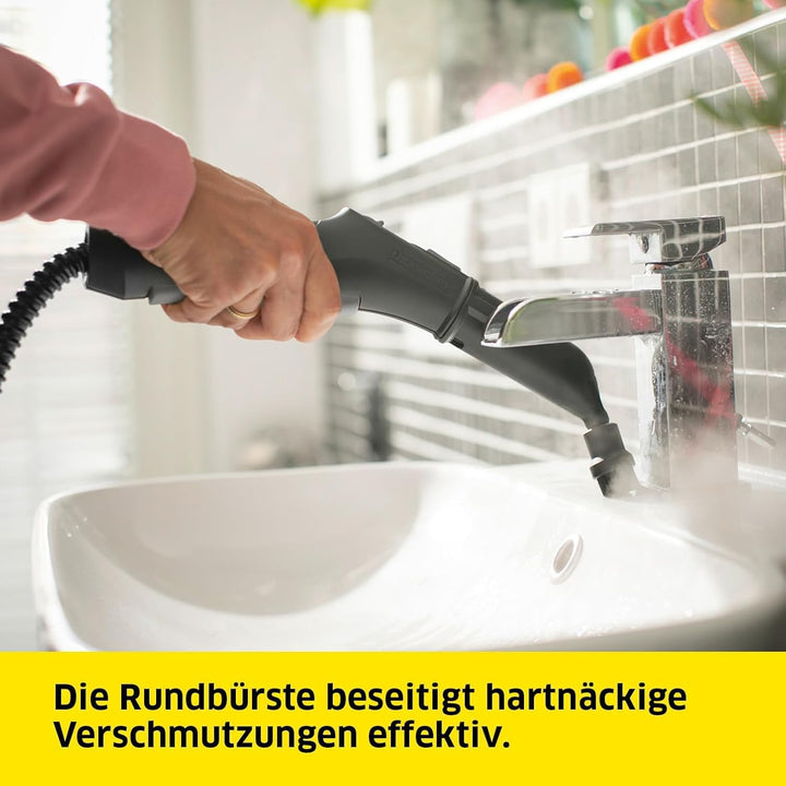 Kärcher Dampfreiniger SC 2 Deluxe, Flächenleistung: ca. 75m², Tank: 1 l, Dampfdruck: max. 3,2 bar, A