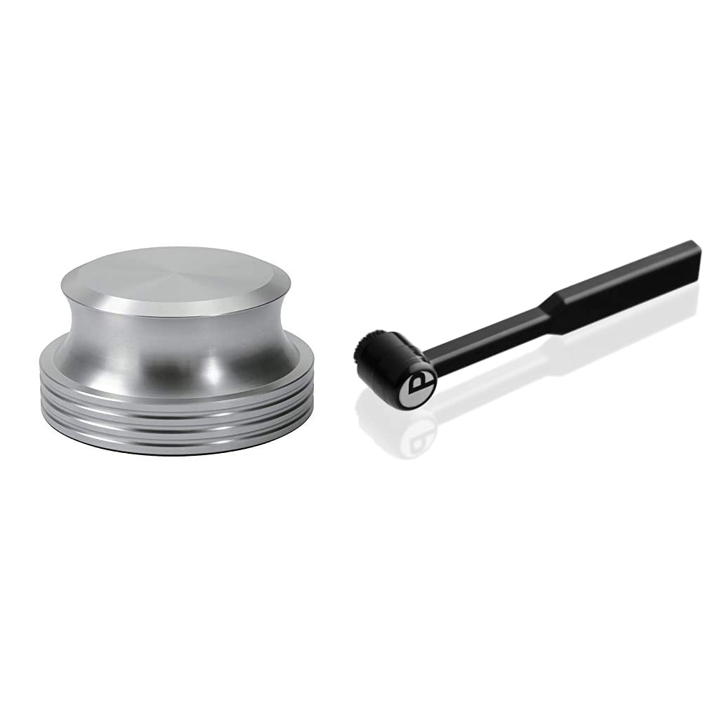 Dynavox Plattenspieler-Stabilizer PST420, Auflagegewicht aus Aluminium für Plattenspieler, Gewicht 4