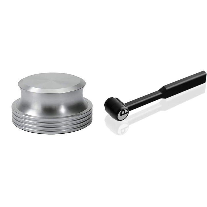 Dynavox Plattenspieler-Stabilizer PST420, Auflagegewicht aus Aluminium für Plattenspieler, Gewicht 4