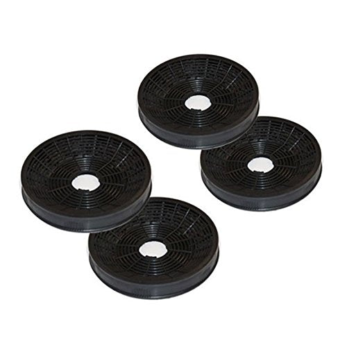 Aktivkohlefilter für Silverline AF 100 - Zubehör für Dunstabzugshaube mit Umluftbetrieb - 4 Stück (2
