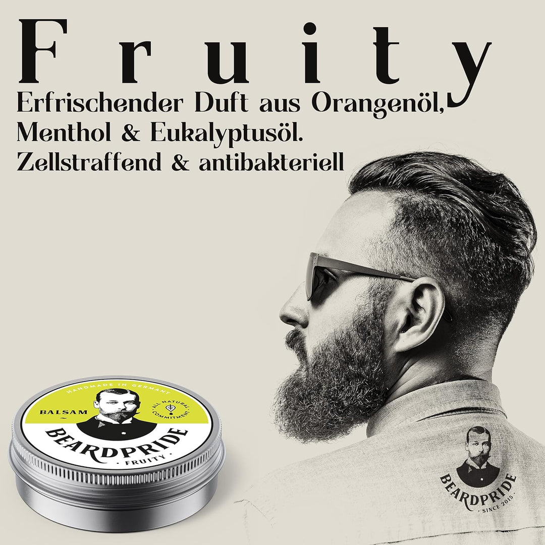 BEARDPRIDE Bartbalsam Männer - Das Original Bart Balsam aus dem Barbershop - Unser Beard Balm basier