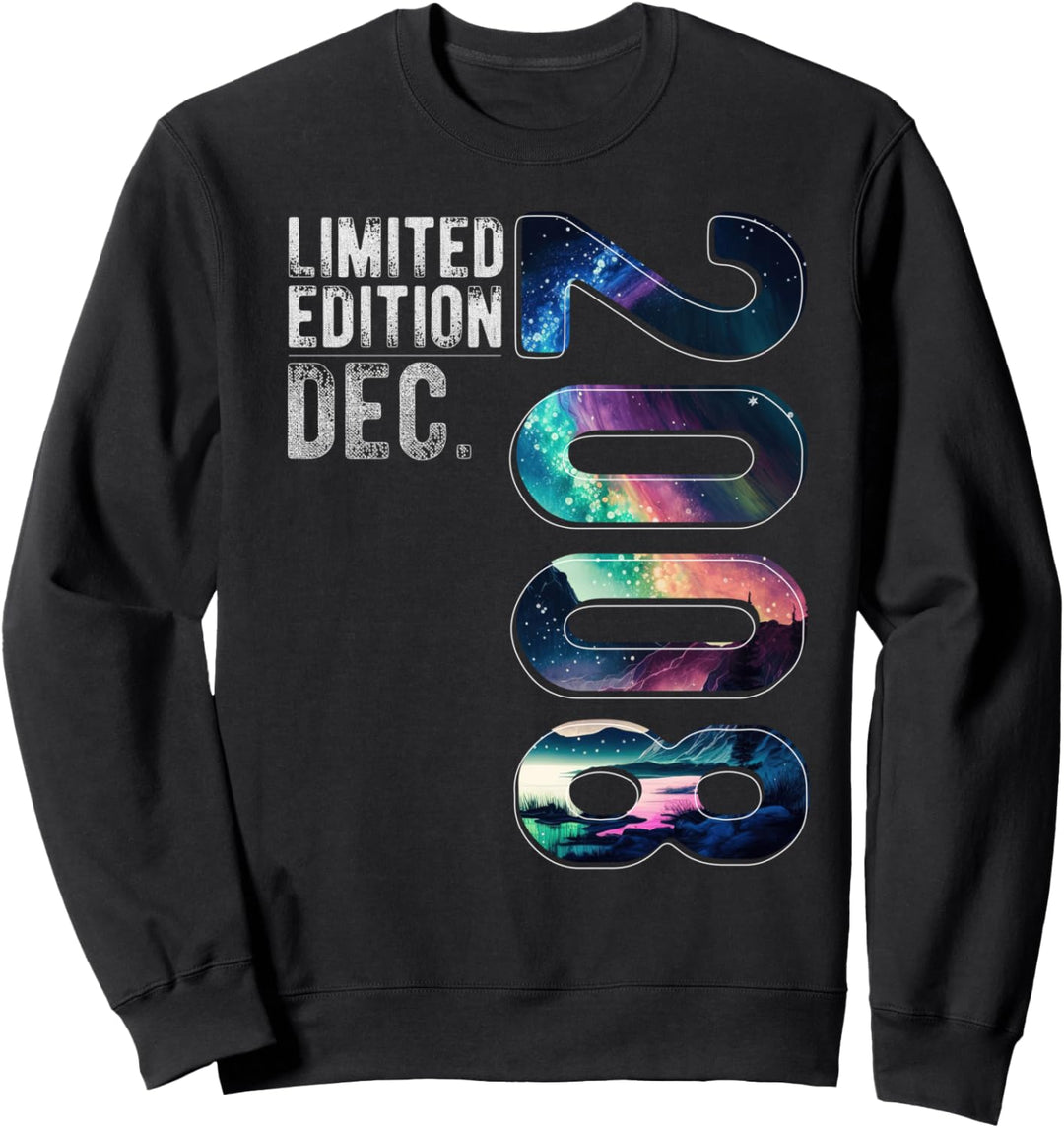 Limited Edition 2008 Polar Lights December Birthday Month Sweatshirt