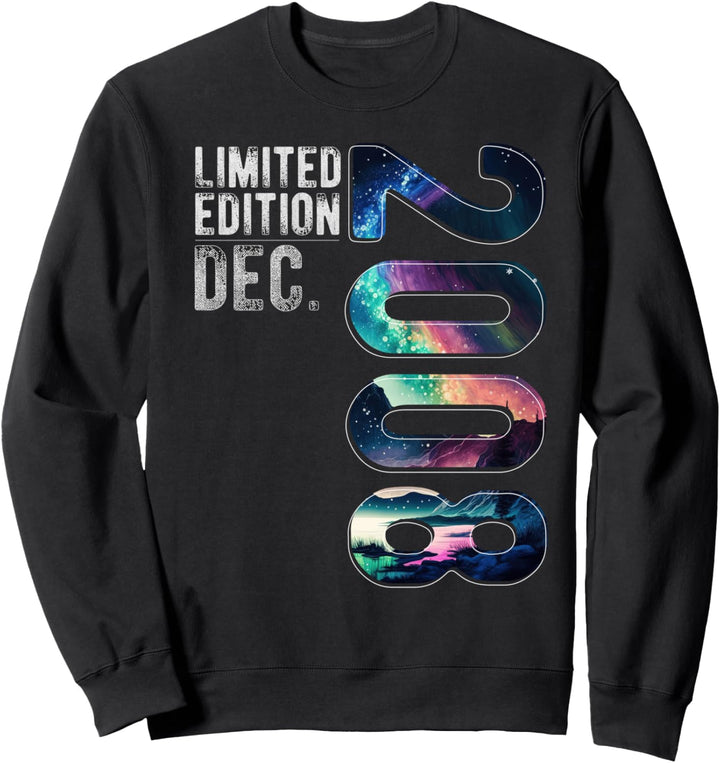Limited Edition 2008 Polar Lights December Birthday Month Sweatshirt