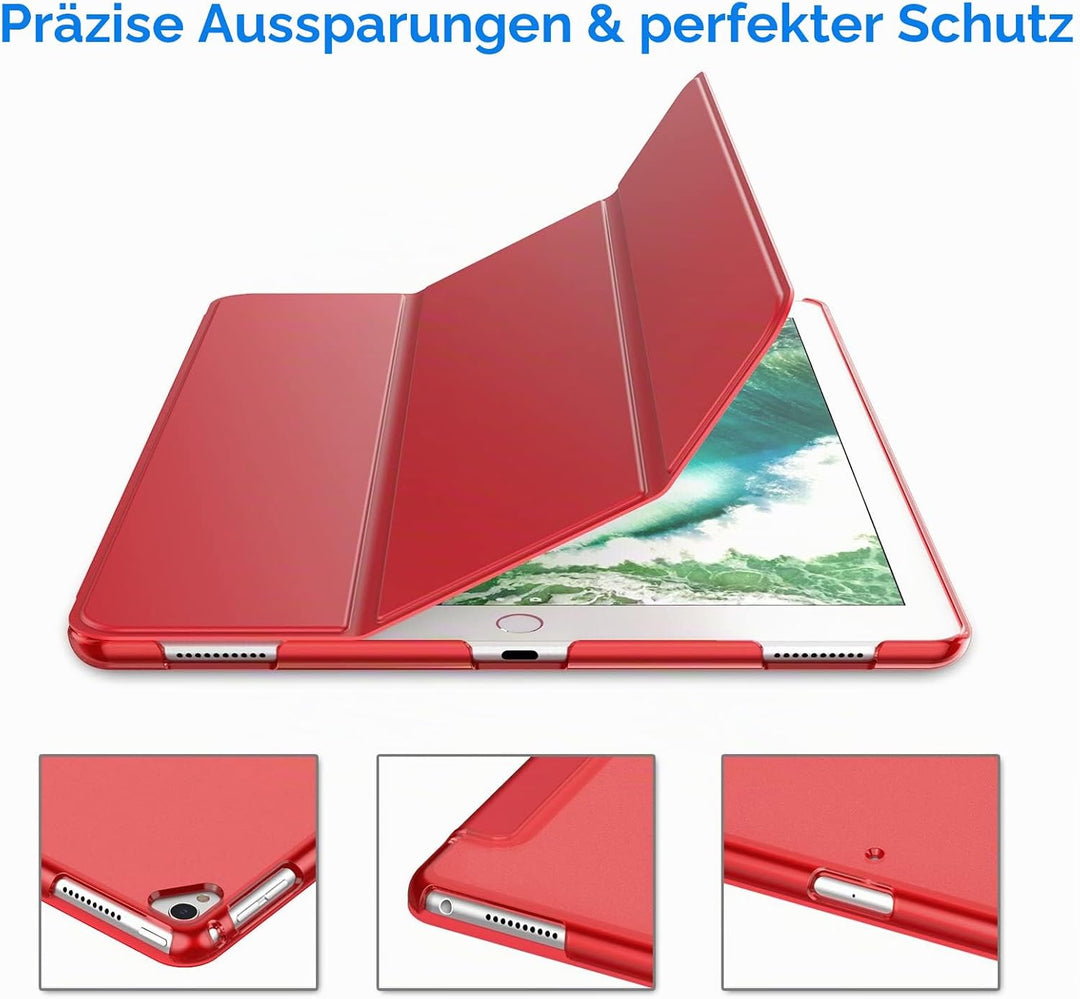 JETech Hülle für iPad Pro 12,9 (1. und 2. Generation, Modell 2015 und 2017), Schutzhülle mit Auto Sc