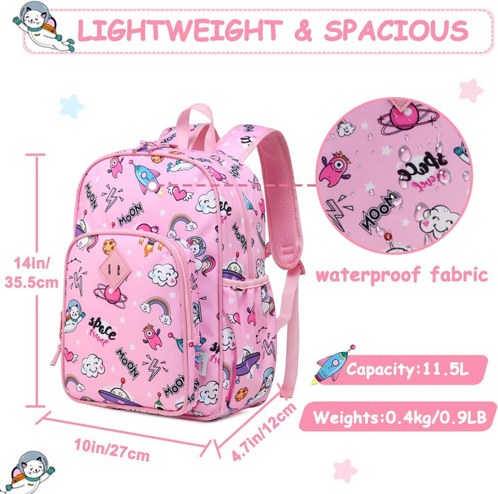 VASCHY Kinderrucksack, Niedlich Wasserabweisend Vorschule Kinder Jungen Rucksack Leicht Kindergarten