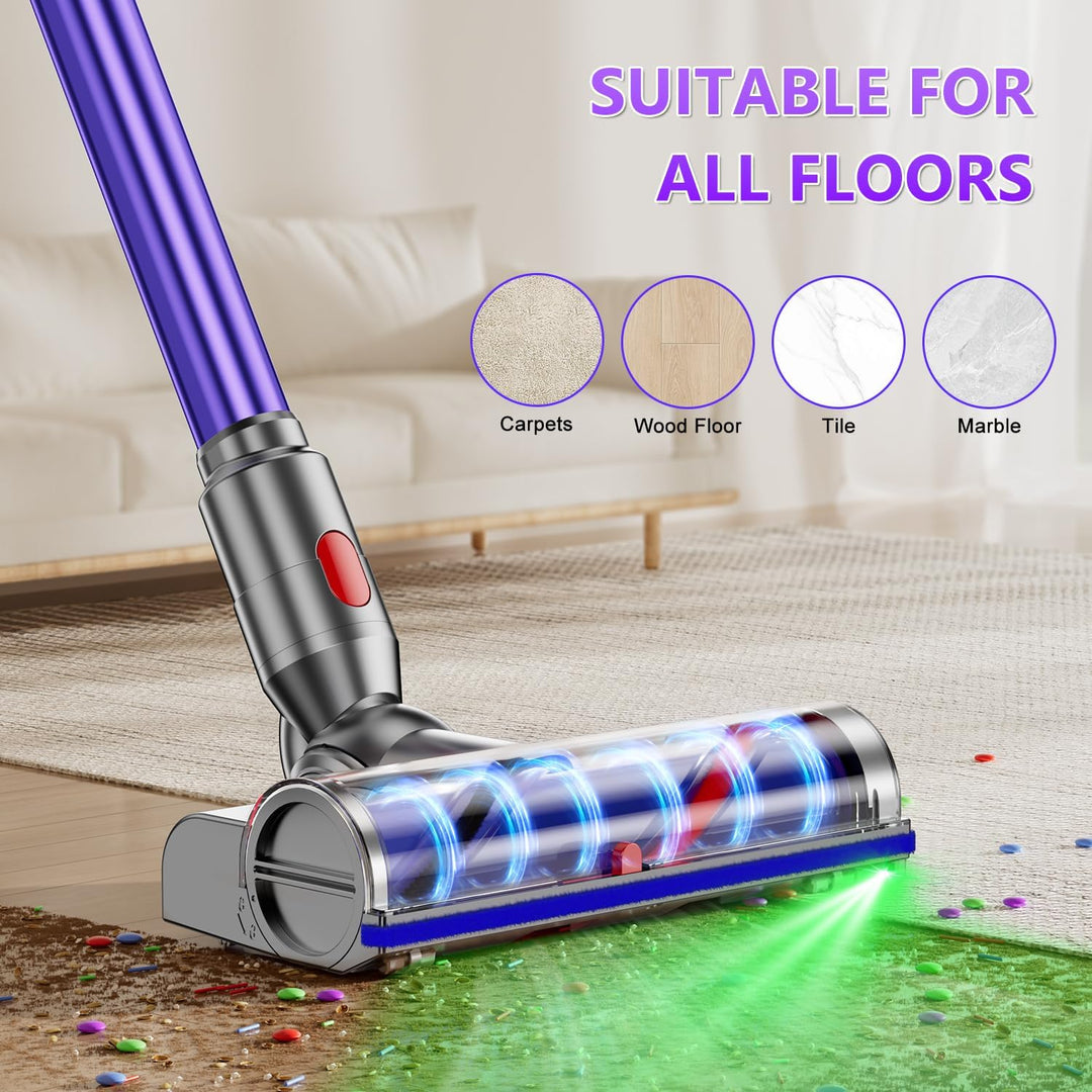 Elektrobürste Kompatibel mit Dyson V7, V8, V10, V11, V15 Staubsauger Befestigung, Teil Direktantrieb