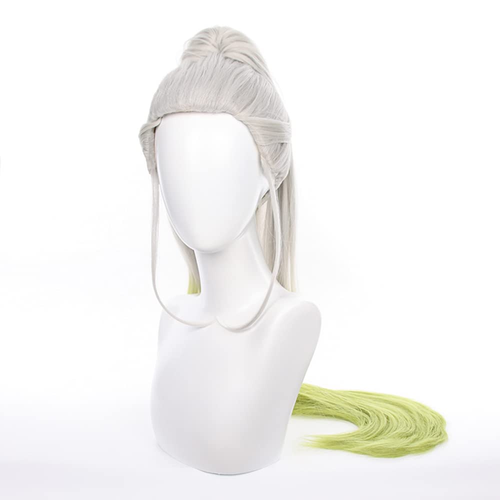 OSIAS Farbverlauf Daki Cosplay Perücke für Frau und Mädchen, Daki