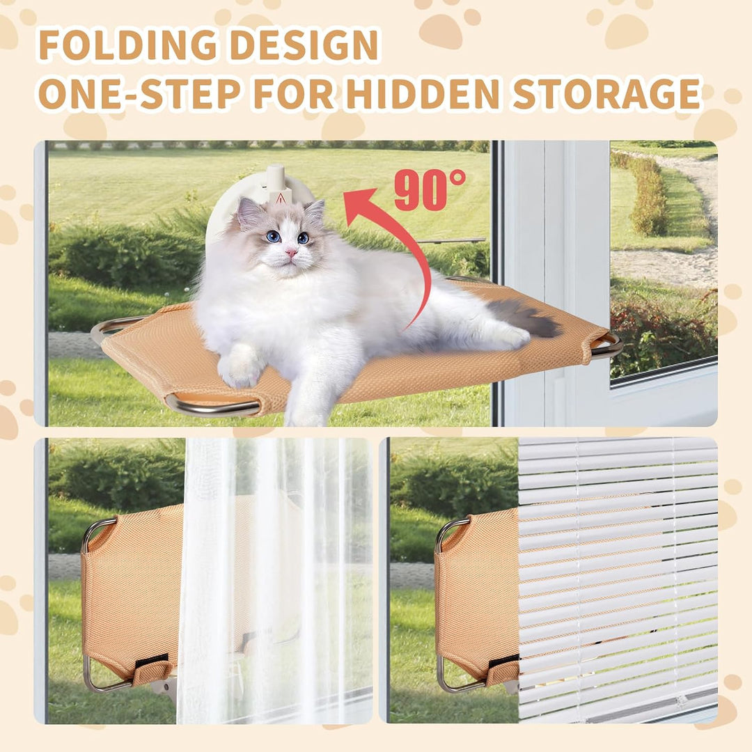Katzen Fensterliege, Katzenbett Fenster, Katzen Hängematte Fenster | Hängematte Katze Fenster mit Gr