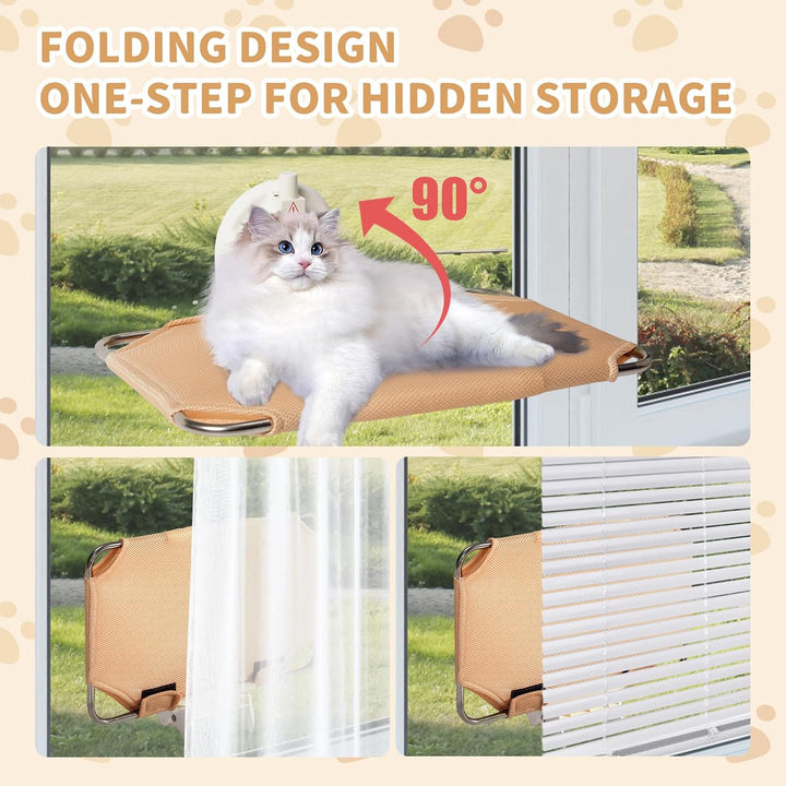 Katzen Fensterliege, Katzenbett Fenster, Katzen Hängematte Fenster | Hängematte Katze Fenster mit Gr