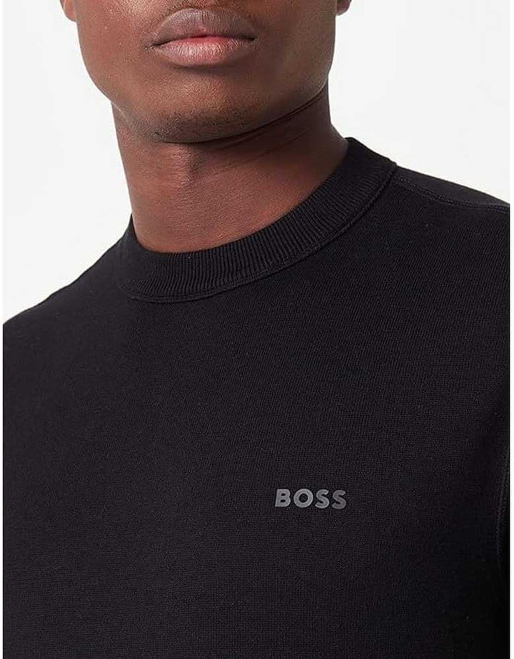 BOSS Herren Amotore Knitted-Sweater S Black1, S Black1