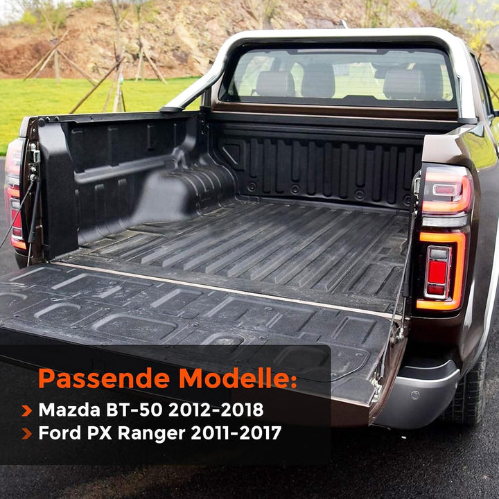 Heckklappendämpfer kompatibel mit Ford Ranger und Mazda BT50 (2009-2018) für Ford Ranger &amp; Mazda BT5
