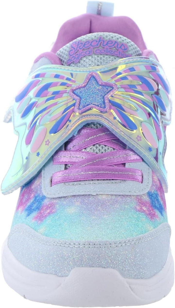 Skechers Mädchen Glimmer Kicks-Magical Wings Sneaker 30 EU Blau, 30 EU Light Blue Synthetic Lavender