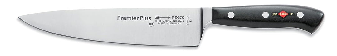 F. DICK Premier Plus Messerset 2 teilig (Kochmesser 21 cm, Officemesser 12 cm, X50CrMoV15 Stahl, nic