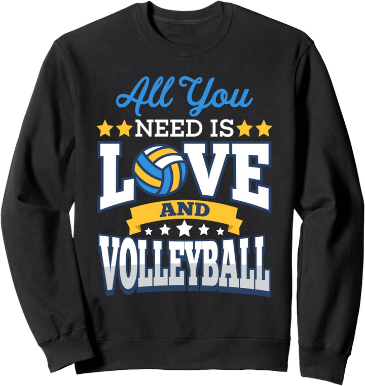 Volleyball Team Mädchen Volleyball Geschenk Sweatshirt