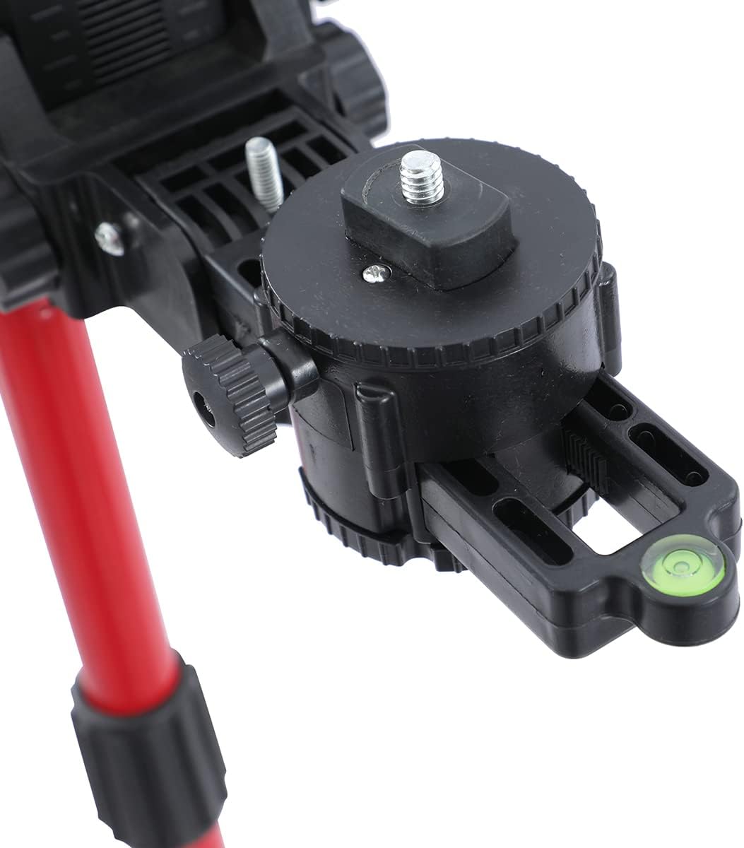 TOPWAY Laser Niveau Teleskopstange 115–300 cm Regulierbare Höhe Teleskop-Nivellierlatte ausziehbar v