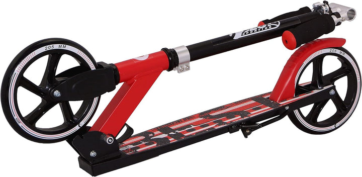 Best Sporting Scooter 205er Rolle, City-Roller mit grosser Trittfläche, Klapp-Ständer und Schaumstof
