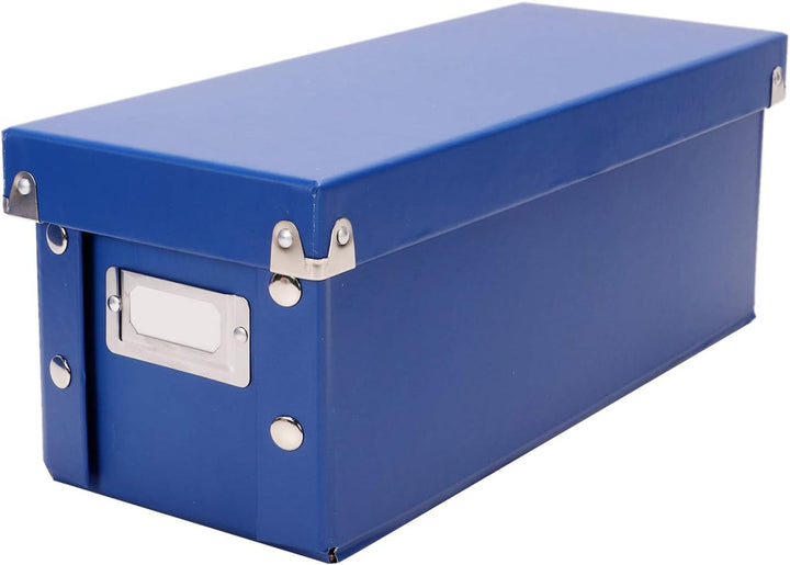 Snap-N-Store CD-Aufbewahrungsbox – 2 Stück, langlebig, 5,1 x 5,1 x 13,2 Zoll CD-Halter mit Deckel zu