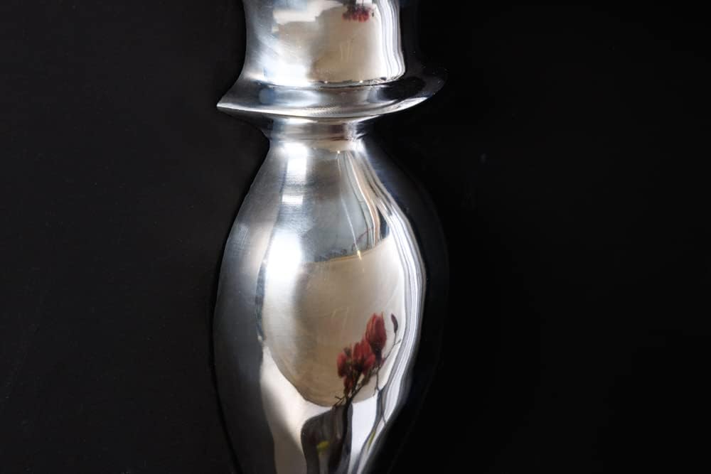 Invicta Interior Stylischer Design Wandkonsole Aluminium 80 cm Beistelltisch silberfarbig Barock