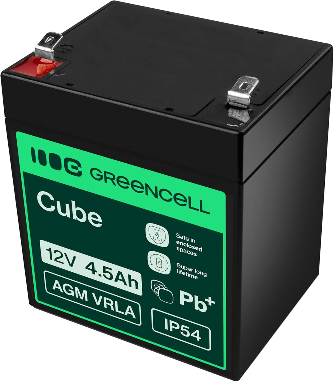 Green Cell® AGM 12V 4,5Ah Akku Vlies Batterie VRLA Blei Batterie Bleiakku Ersatzakku Akkubatterie Ve