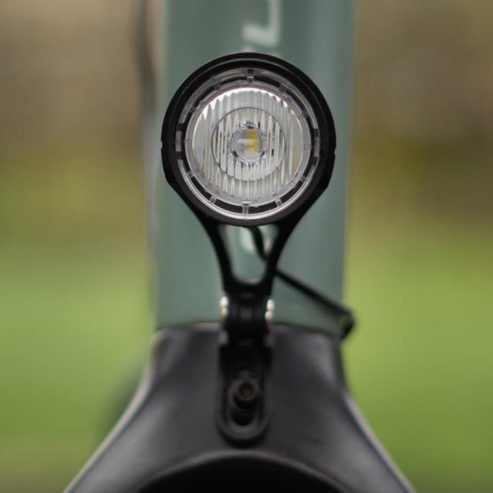 FL03 Frontlicht OSRAM LED, StVZO konform, 6V bis 58V, 1,8W, 50 Lux E-Bike Pedelec Schwarz