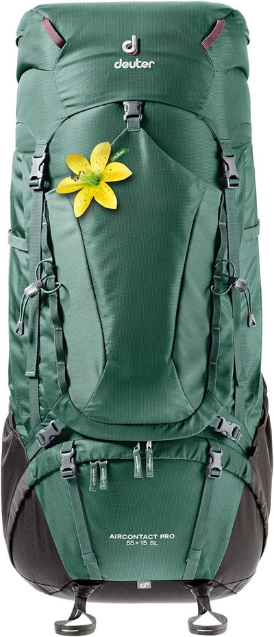 deuter Aircontact PRO 55 + 15 SL 2020 Model Damen Trekkingrucksack Seagreen-coffee, Seagreen-coffee