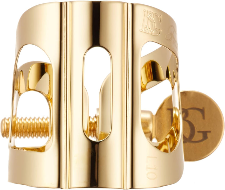 Goldlackierte Traditions-Ligatur - Altsaxophon, Altsaxophon