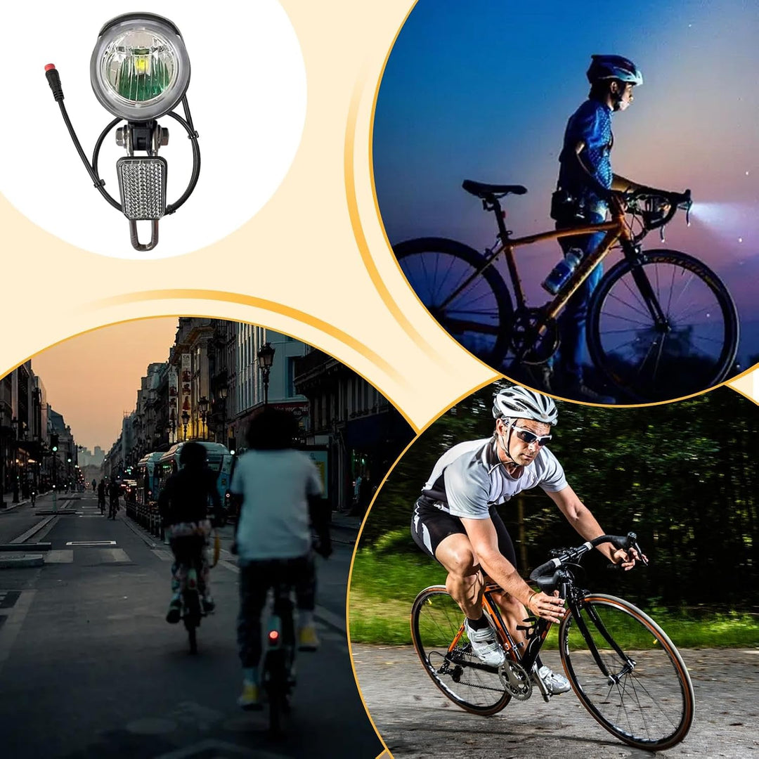 Fahrradscheinwerfer mit elektrischer Unterstützung, wetterfest, 6 – 60 V, leistungsstark, für Reisen