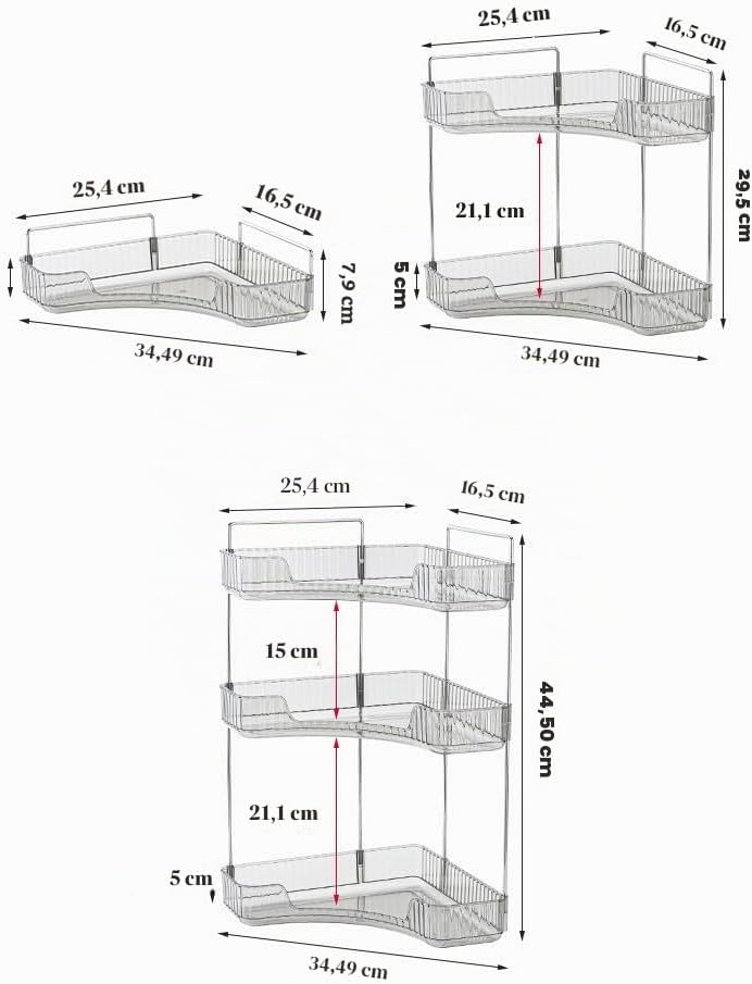 Make up Organizer, Kosmetik Organizer, Beauty Organizer, Hautpflege Organizer für Bad Schminktisch (