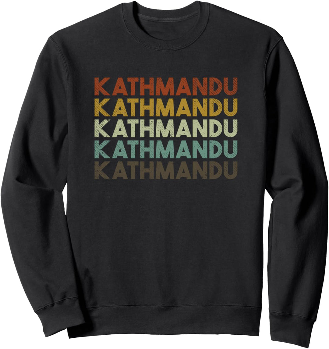 Retro Kathmandu Nepal Sweatshirt