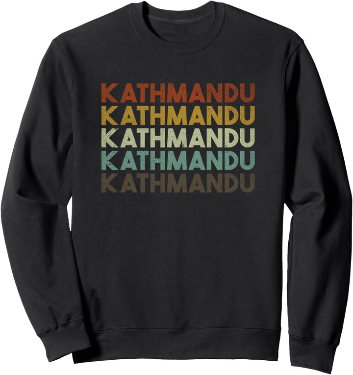 Retro Kathmandu Nepal Sweatshirt